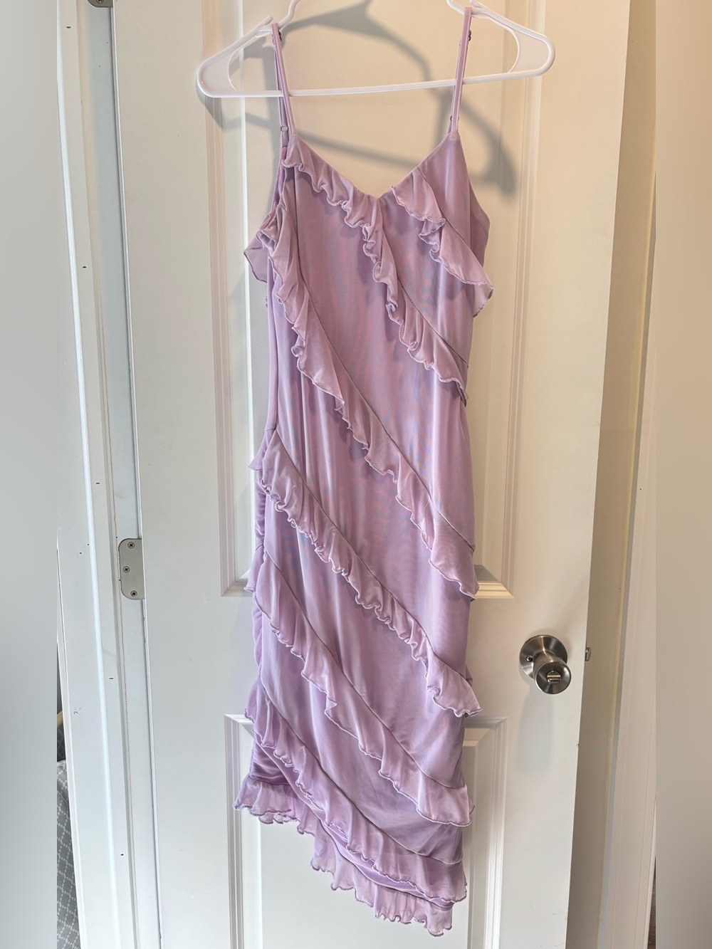 Lavender Ruffle Dress